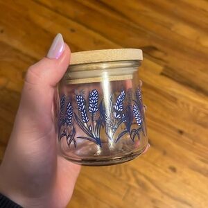 Glass Jar Containers With Wooden Lid